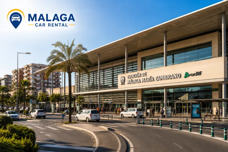 Car Rental at Maria Zambrano Train Station